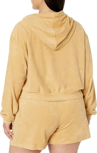 Vista 5 de The Drop Georgia Towel - Sudadera corta con capucha para mujer