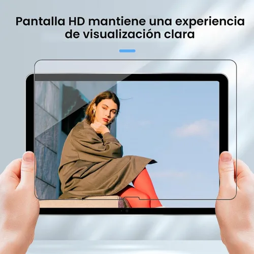 Vista 6 de Qularlans - Protector de pantalla para iPad 11ª A16 2025 y 10ª generación 2022, vidrio templado, dureza 9H, antihuellas, compatible con fundas