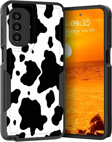 Vista 145 de para Moto G Play 4G 2024, funda de dos capas híbrida resistente y a prueba de golpes, PC duro + silicona suave protectora para Motorola Moto G Play