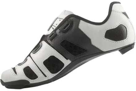 Vista 3 de Lake CX242 - Tenis de ciclismo anchos para hombre, color blanconegro, talla 48.0