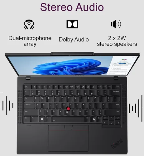 Vista 6 de Lenovo ThinkPad T14 Gen 6, Ultra 5 225U, 32GB DDR5, 1TB SSD, Win 11 Pro