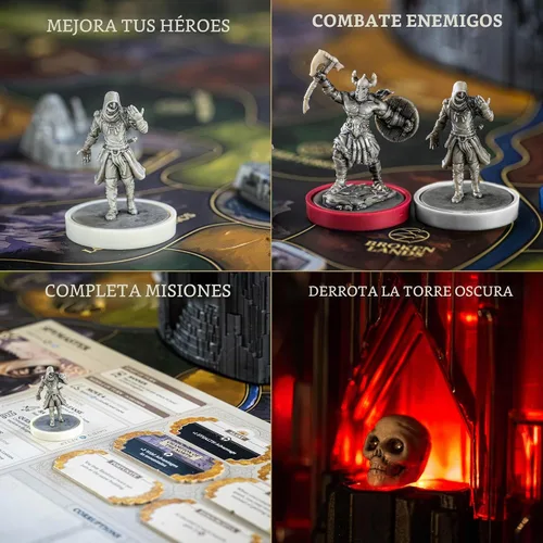 Vista 4 de Restoration Games Regreso a Dark Tower, juego de mesa de fantasía para 1-4