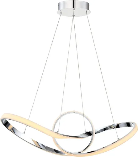 Vista 7 de WAC Lighting Colgante LED Vornado 20in 3000K en Cromo