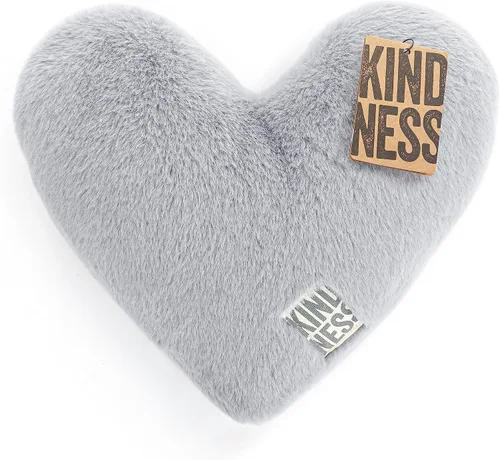 Vista 4 de DEMDACO Sharing Kindness - Almohada de poliéster con peso de corazón de 11.5 x 10 pulgadas
