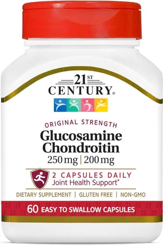 Vista 7 de 21st Century Glucosamina 250 mg y condroitina 200 mg cápsulas, 120
