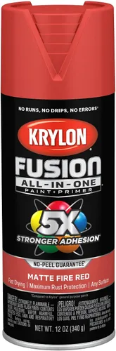 Vista 27 de Krylon Fusion - Pintura en aerosol adhesiva todo en uno para uso en interiores y exteriores, 12 onzas, vidrio de playa
