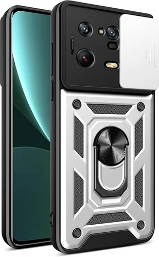Vista 66 de Compatible con Tecno Pova Neo 2 Bracket Shell, con cubierta deslizante para lente de cámara compatible con Tecno Pova Neo 2 LG6n Case Negro