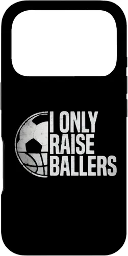 Vista 30 de I Only Raise Ballers Funny Soccer Basketball Parent Case for iPhone 17
