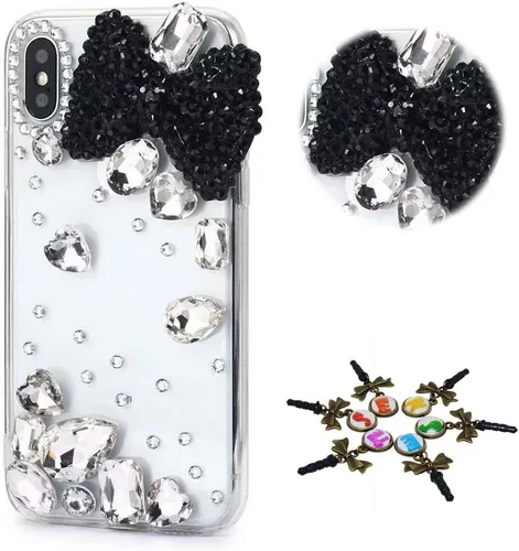 Vista 2 de Sparkle Case - Compatible con Samsung Galaxy Z Fold 3 5G - Elegante - Diseño 3D hecho a mano con diamantes de imitación de diamantes de imitación