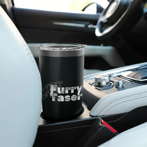Vista 6 de Vaso aislado de acero inoxidable Furry Taser