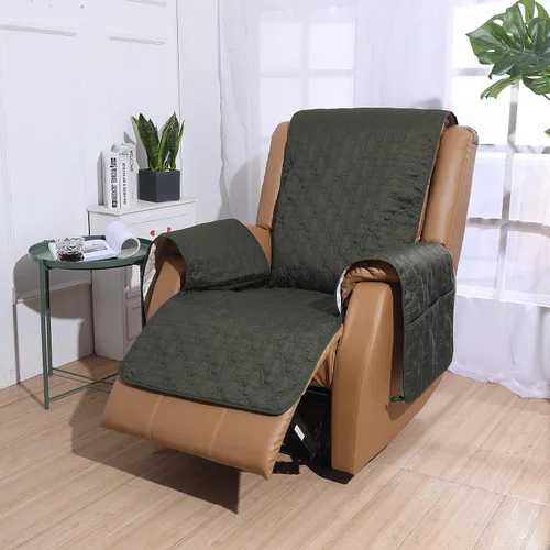 Vista 7 de RBSC - Fundas de sofá para el hogar, 100% impermeable, acolchadas, gruesas y lo suficientemente largas para cubrir la parte del reposapiés, funda
