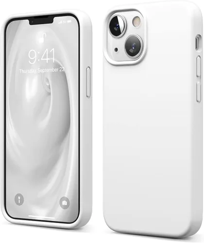 Vista 12 de elago Funda de silicona líquida prémium para iPhone 13 Mini, color negro