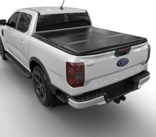Vista 7 de Toptiny Cubierta Tonneau plegable rígida de perfil bajo para Ford Ranger 2024-2025 caja de 5 pies (61 pulgadas)