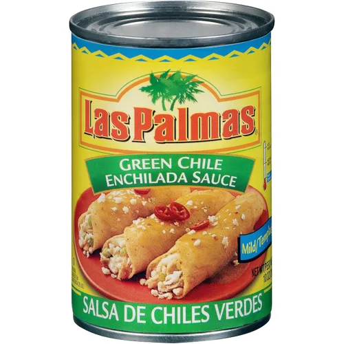 Vista 9 de Salsa para Enchiladas de Chile Verde Las Palmas, Mediana, 10 Onzas