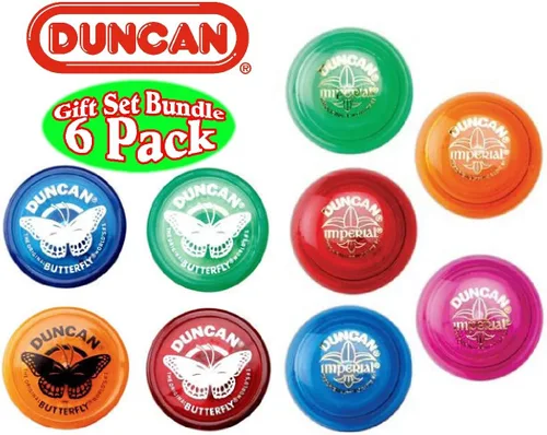 Vista 3 de Duncan Yo-Yo Imperial (3) y Butterfly (3) Deluxe Gift Set Bundle - Paquete de 6 (colores surtidos)