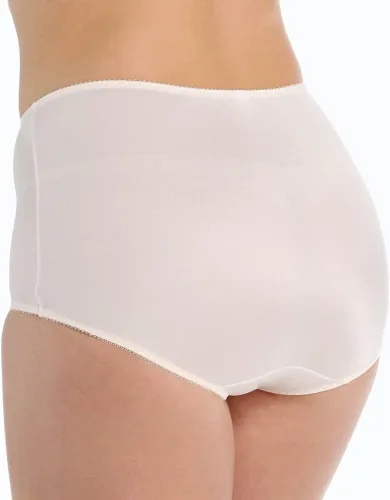 Vista 4 de Bali Bragas moldeadoras para mujer con doble soporte y control ligero con encaje Fajas, paquete de 2 DFX372 Negro/Negro