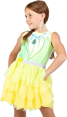 Vista 3 de Disney Princess Tiana - Vestido de tul para niñas pequeñas a grandes