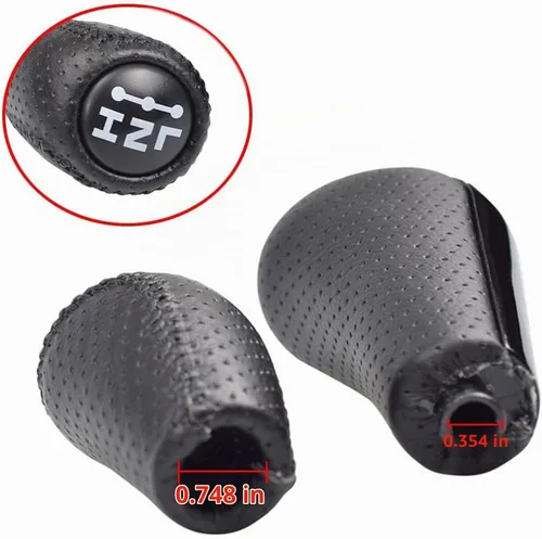 Vista 5 de 2 pomos de cambio automático + funda de transferencia para Toyota Prado 120 2003 2004 2005 2006 2007 2008 2009
