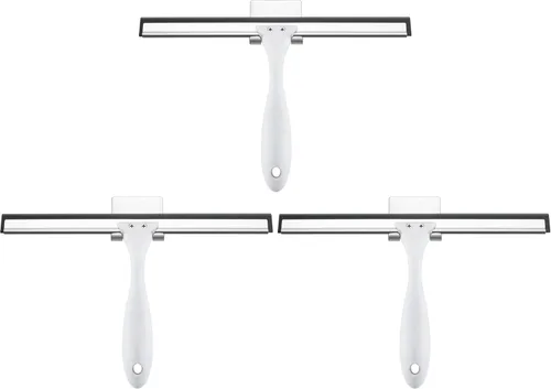 Vista 13 de AmazerBath Escobilla para puerta de cristal de ducha, escobilla de ducha para puertas de cristal, escobilla multiusos con gancho para puertas