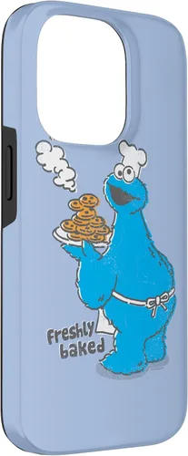Vista 3 de Funda recién horneada para iPhone 14 Pro Sesame Street Cookie Monster