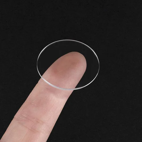 Vista 4 de uxcell 1.220 in de diámetro. Reloj cristal zafiro cristal lente, redondo plano 0.039 in espesor piezas de repuesto para relojero reparación