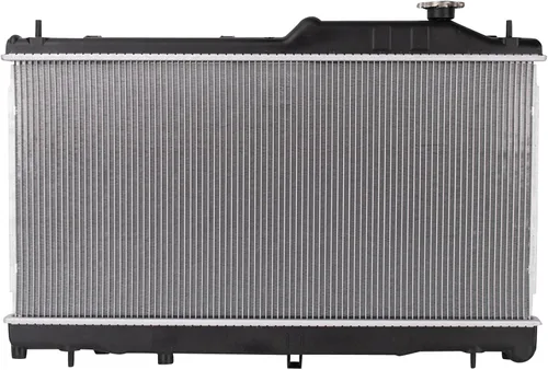 Vista 3 de TRQ Radiador de núcleo de aluminio de 1 fila Compatible con Subaru WRX STI 2.5L Turbo AWD 2015-2020