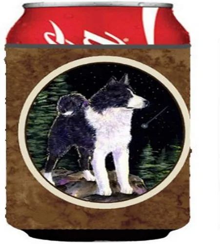 Vista 171 de Caroline's Treasures SS8447CC Starry Night English Bulldog - Enfriador para latas o botellas, lavable, funda plegable con aislamiento para bebidas