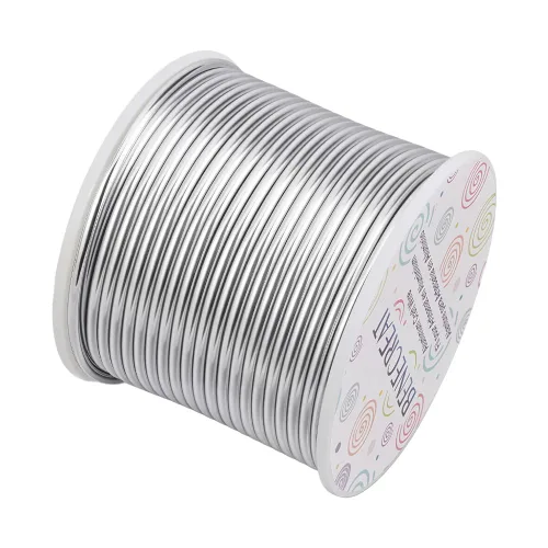 Vista 23 de BENECREAT -Alambre de aluminio para joyería de calibre 9, 55 pies, alambre metálico flexible para esculpir, ideal para manualidades de Halloween