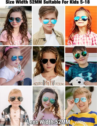 Vista 3 de Pro Acme Gafas de sol clásicas polarizadas estilo aviador, 100% protección UV, 52 mm 58 mm 63 mm