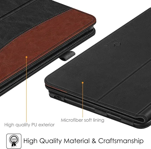 Vista 4 de Fintie Funda tipo folio para Kindle Fire HD 8.9" - Funda de piel delgada con apagado y encendido automático para Amazon Kindle Fire HD 8.9
