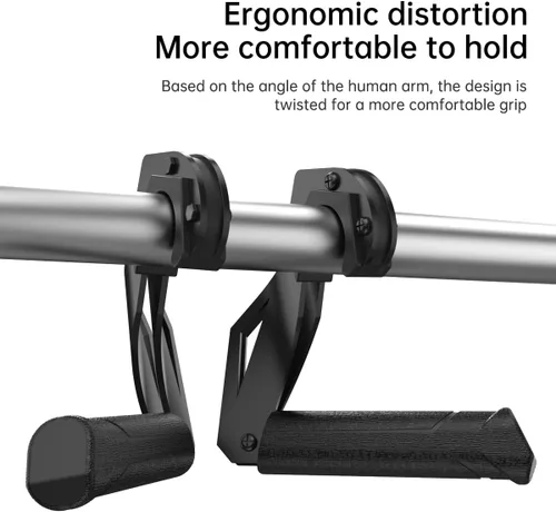 Vista 5 de AimiDream Neutral Grip Handle Attachment for Pull-up Bars, Barbells and Resistance Bands