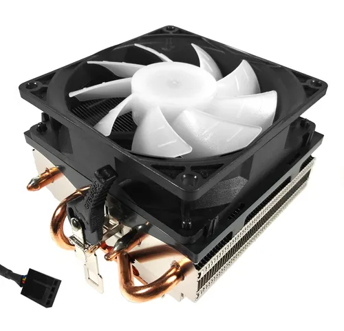 Vista 3 de AMD Socket FM2/FM1/AM3/AM2/1207/940/939/754 4-Pin Conector CPU Cooler con Core Base de cobre/heatpipes & Disipador de calor de aluminio & 2.75-inch