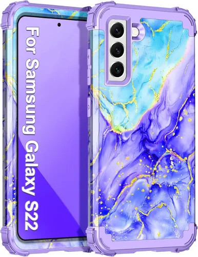 Vista 117 de Casetego Funda para Galaxy A16 5G, que brilla en la oscuridad, tres capas, resistente, a prueba de golpes, protección completa, policarbonato duro