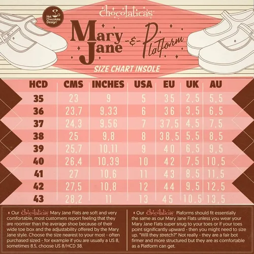 Vista 7 de Hot Chocolate Design Chocolaticas Mary Jane Zapatos de plataforma, para mujer