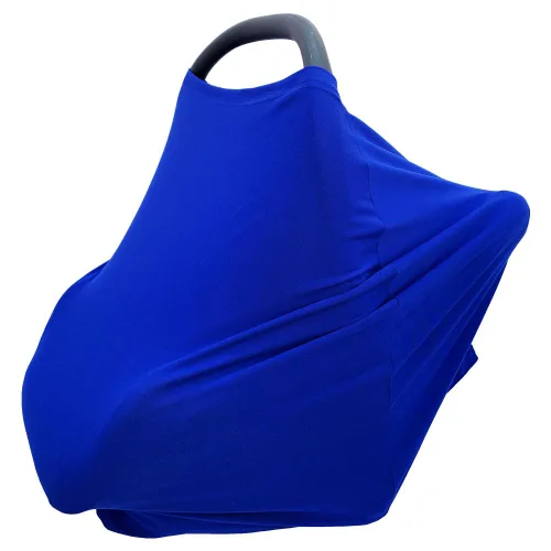 Vista 7 de Paquete de 2 fundas de lactancia para bebés, funda versátil para asiento de auto para recién nacido, flecha gris y azul
