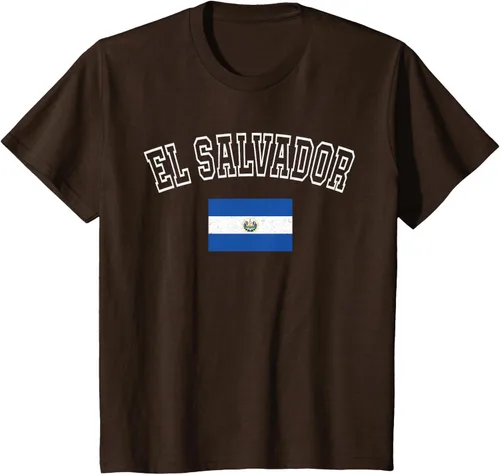 Vista 53 de Camiseta vintage con diseño de la bandera de El Salvador