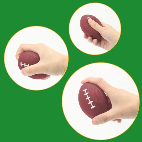 Vista 9 de Oleitodh 36 Piezas Mini Pelotas de Estrés Deportivas de Fútbol a Granel de 4 pulgadas, Mini Pelota Deportiva de Espuma para Niños y Adultos, Pelota