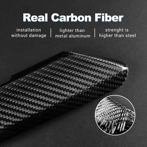 Vista 7 de AIRSPEED Para Subaru WRX 2022-2023 Cubierta de tira de rejilla delantera para rejilla exterior del automóvil, moldura de fibra de carbono dura
