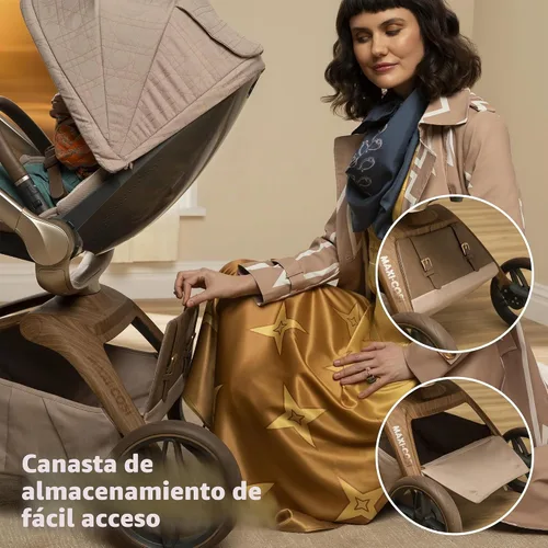 Vista 7 de Maxi-Cosi Tana 360 - Cochecito modular giratorio, cochecito y asiento de coche, sistema de viaje combinado, patrimonio natural