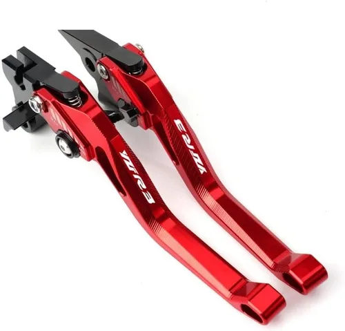 Vista 10 de QQLADY Z 3D Rhombus CNC Palanca de freno de embrague corto ajustable para motocicleta Yamaha YZFR3 YZF-R3 MT03 MT 03 2014 2015 2016 2017 2018-2022 X
