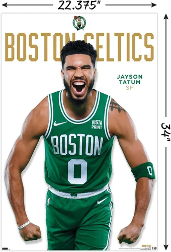 Vista 3 de Trends International NBA Boston Celtics - Póster de pared de la serie 23 de Jayson Tatum