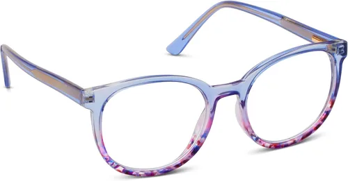 Vista 2 de Peepers by PeeperSpecs Women's That's a Wrap Oversized Round Blue Light Blocking Reading Glasses