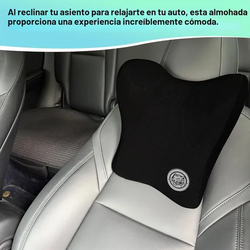 Vista 7 de Almohada para el Cuello del Asiento de Coche para Conducir, Almohada de Reposacabezas de Espuma Viscoelástica Suave con Correa Ajustable y Funda