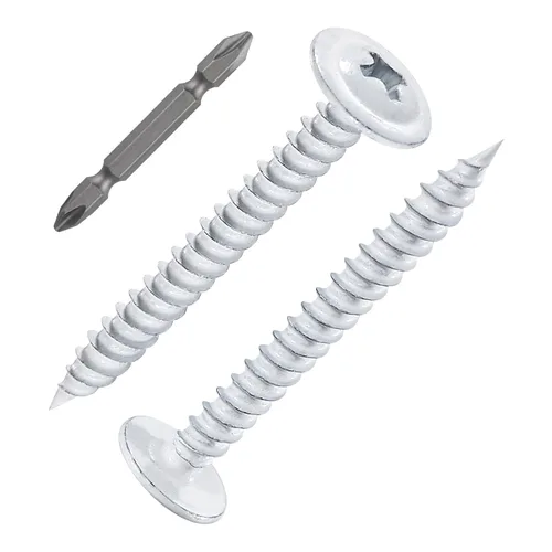 Vista 22 de Tornillos WenSilon #4×1" de cabeza de armadura Phillips para madera con galvanizado negro, autorroscantes para metal rápido.