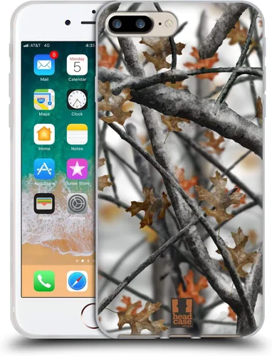 Vista 254 de Head Case Designs Deer UV Killer - Funda de gel suave para caza de camuflaje compatible con Apple iPhone 7 Plus/iPhone 8 Plus