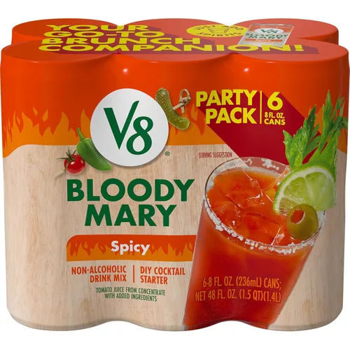 Vista 10 de V8 Bloody Mary Mix, lata de 8 fl oz (paquete de 6)