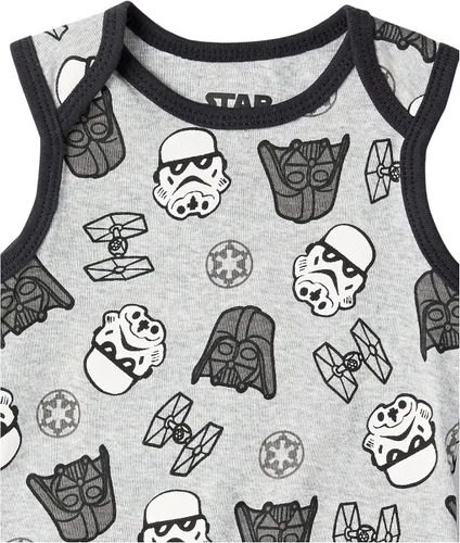 Vista 8 de Tienda Essentials Disney Marvel Star Wars Baby Boys Sleeveless Bodysuits Pack of 6