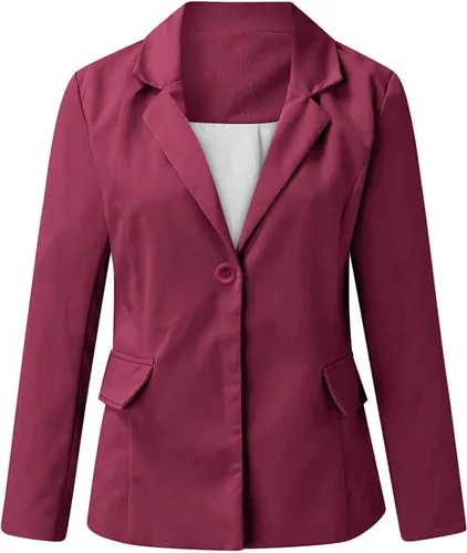 Vista 4 de Chaqueta acogedora para mujer, con bolsillo, de gran tamaño, para cumpleaños, color sólido, de poliéster, sin cuello