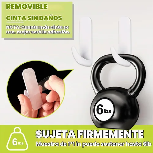 Vista 3 de Cinta adhesiva de doble cara, resistente, cinta adhesiva nano extraíble, 2