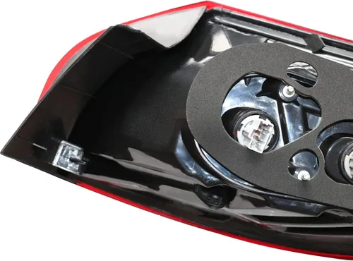 Vista 6 de Para 2013 2014 2015 2016Mazda CX-5 Luz trasera halógena izquierda lado conductor rojo carcasa roja y lente humo